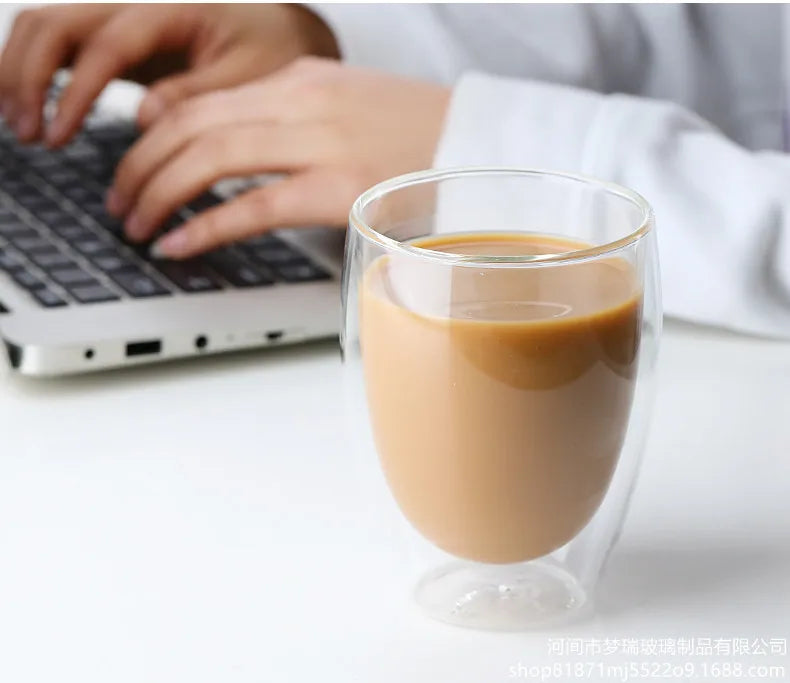 Copo de Vidro Parede Dupla