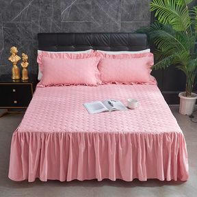 [Pague 1, Leve 2] Capa de Cama Amora (O Conforto Que Encanta Seu Coração!) + BRINDE: 2 Almofadas