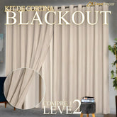 [Pague 1, Leve 2] Cortina Blackout com Voil e Linho com 20 Ilhós Cromados